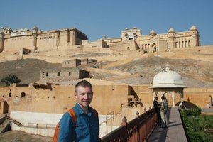 Dean at the Amber Fort