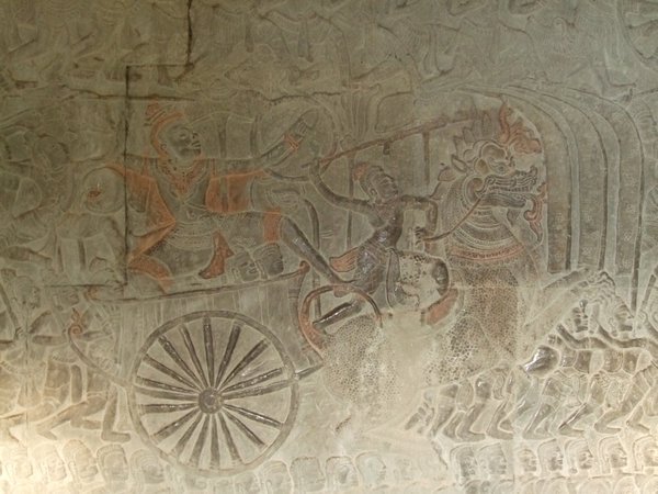 Relief at Angkor Wat