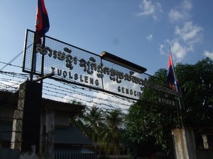 Entrance to Tuol Sleng Genocide Museum
