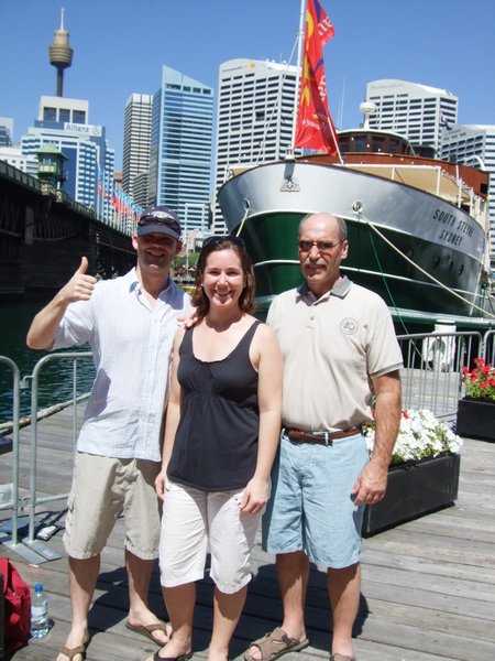 Pete, Dad & I Darling Harbour