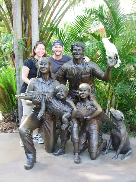 Us and Steve Irwin's family