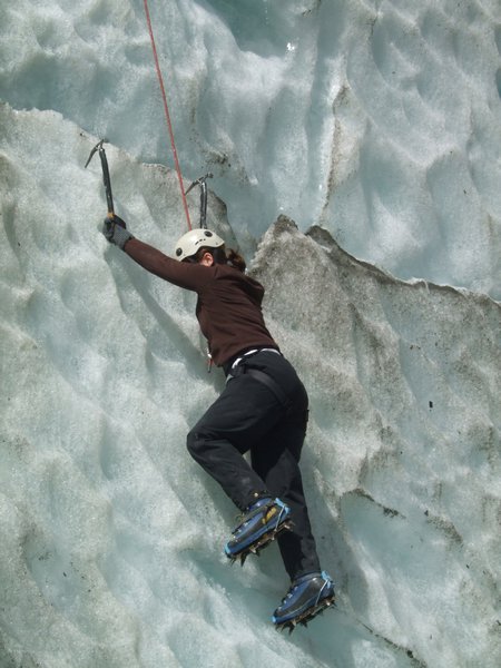 Me Ice Climbing