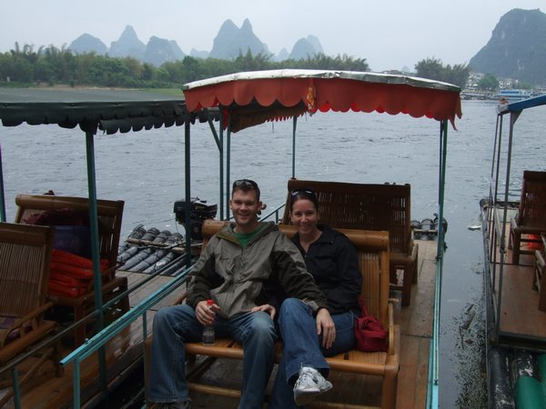 on our boat ride down the Li River
