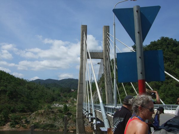 Supply Line Bridge built along Ho Chi Minh Trail