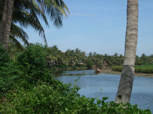 river on way to beach in Hoi An