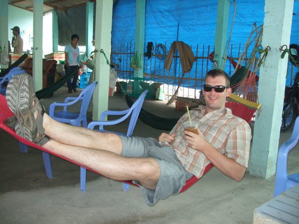 Vietnamese style in a hammock 