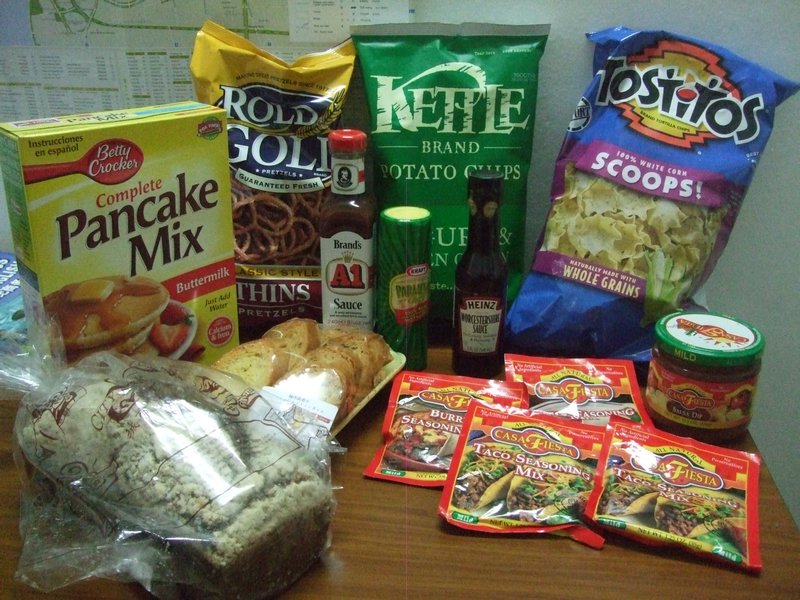 Groceries we got from City Shop