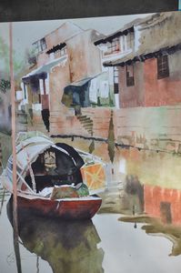 watercolor art of Suzhou