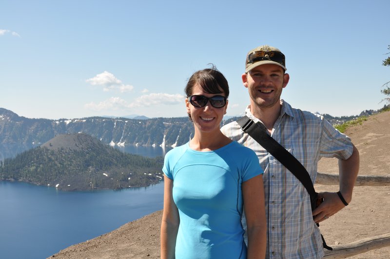 1st view of Crater Lake