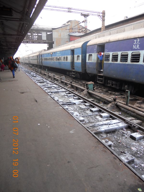 Delhi Train Station Platform
