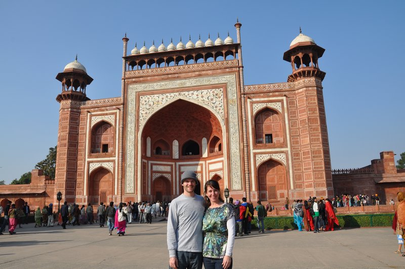 Entrance to Taj Mahal