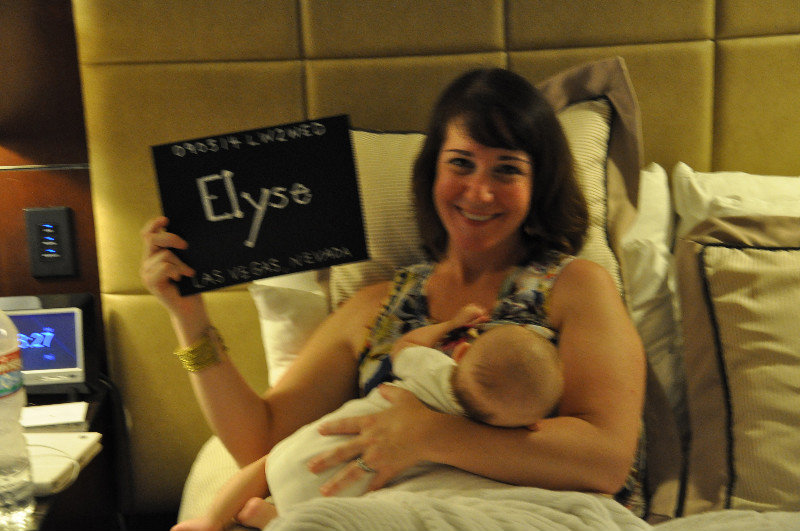 Breastfeeding in Vegas...that is a 1st for us