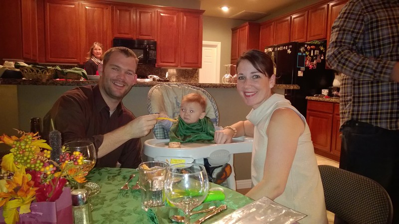 1st Thanksgiving as a Family of 3 