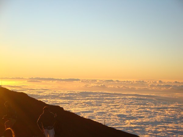 on the top of Haleakala