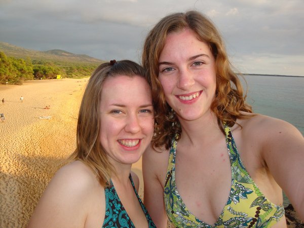 Kristin and me at Makena Beach