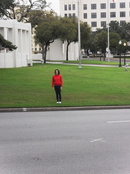 The grassy knoll where shots were heard from