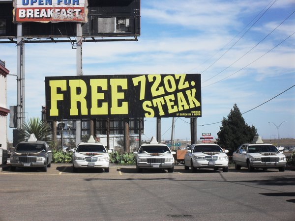 Free 72 oz. steak!