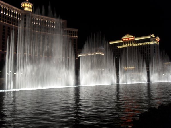 The Bellagio fountains