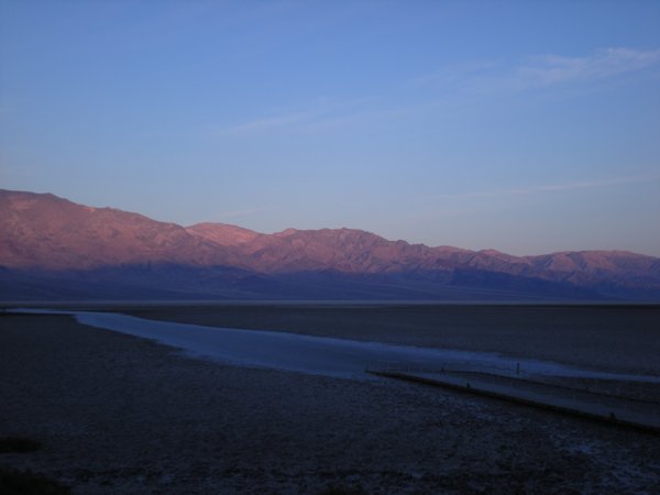 Sunrise over Badwater