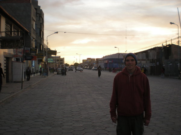 Main street of Uyuni