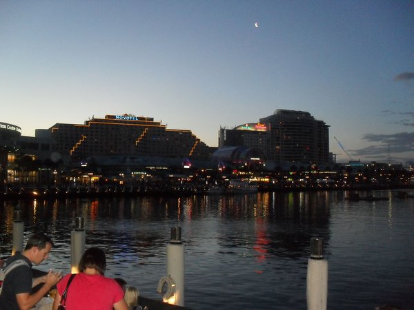Darling Harbour at sunset