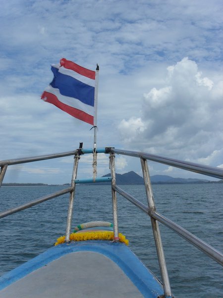 On the boat to Koh Lanta