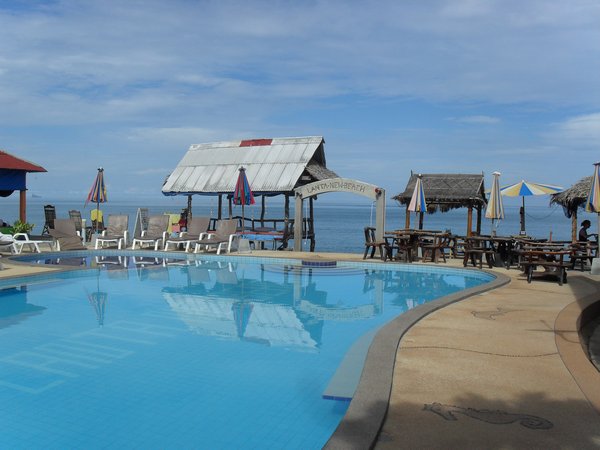 The pool at the resort