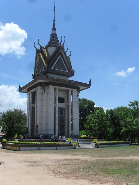 Monument at the Killing Fields