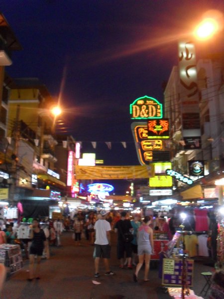 Khao San Road by night