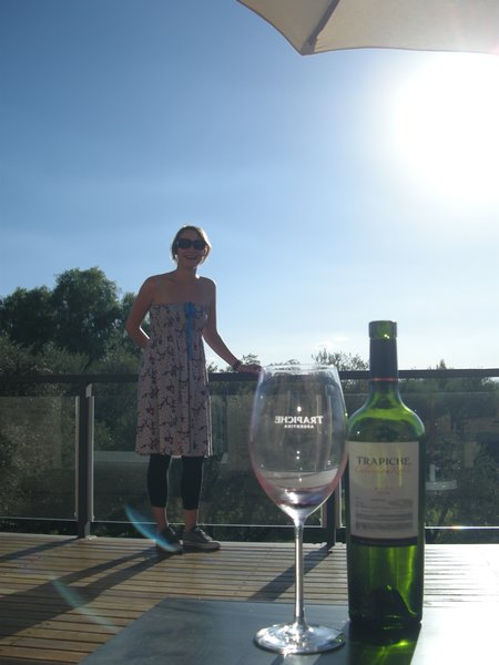 Wine Bottle on Sun/Wine Deck