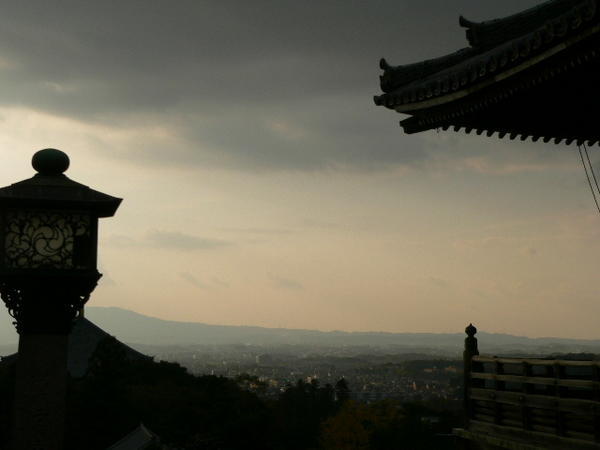 Dusky view from Nigatsu-do Hall, Nara