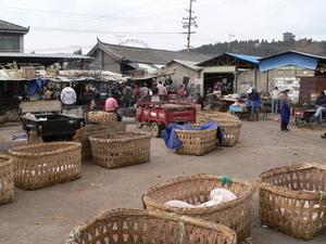 Lijiang Market: Dead Produce Section
