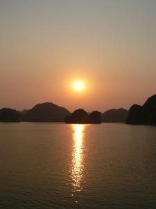 Sunset, Halong Bay