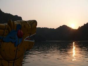 Dragon watching Sunset, Halong Bay