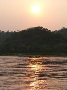 Sunset (yes another one) on the Mekong River, Luang Prabang