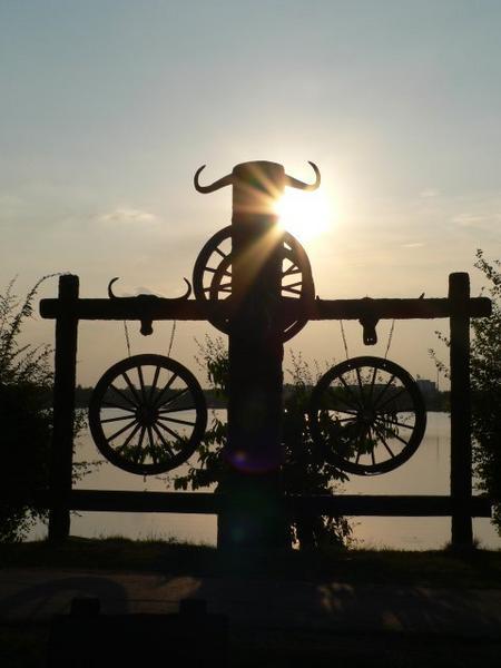 Totem Pole Bicycle Sculpture, Khon Kaen