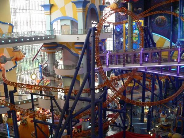 Amusement Park inside a Shopping Centre!  Times Square, Kuala Lumpur