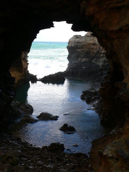 Cave and Water, Great Ocean Road, Victoria