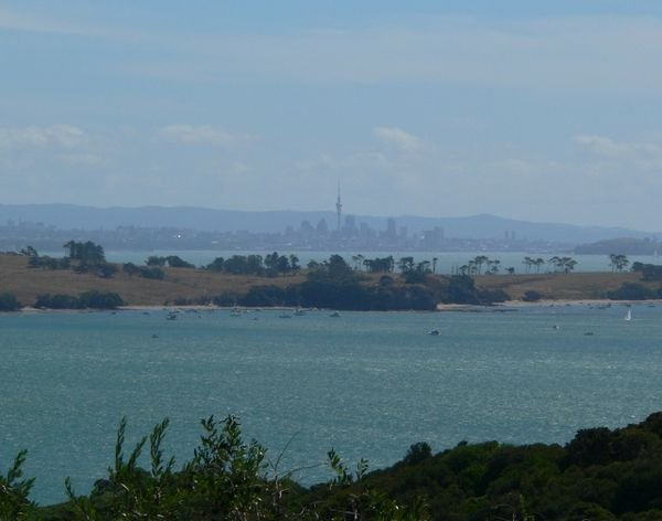 Auckland City Centre from Waiheke