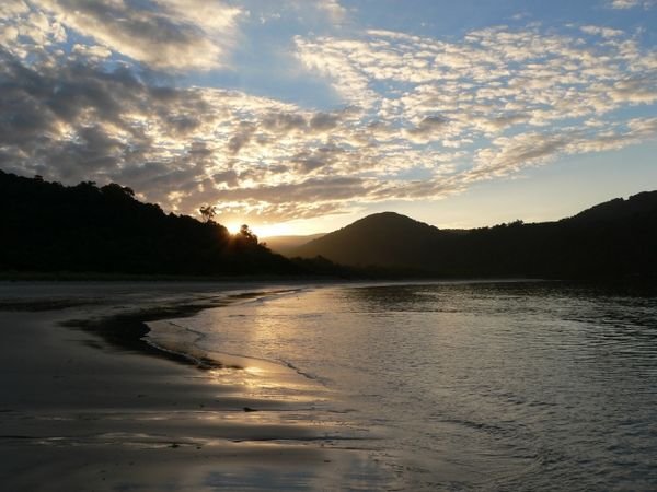 Sunset at Maori Bay, Rakiura Track