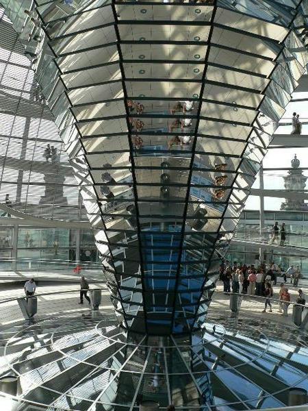 Centrepoint of the Reichstag's Glass Dome