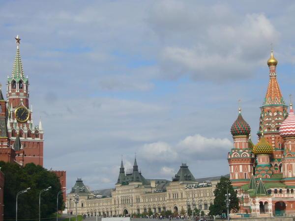 Kremlin, GUM and St Basils