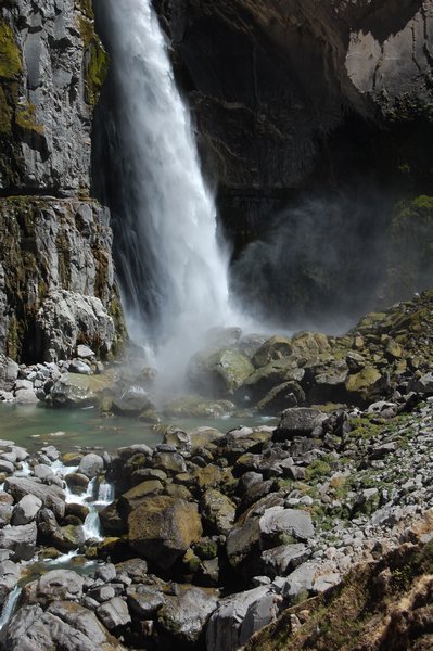 The Huarari waterfall