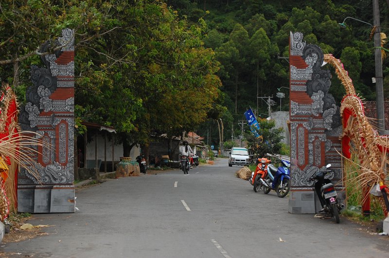 Village entrance