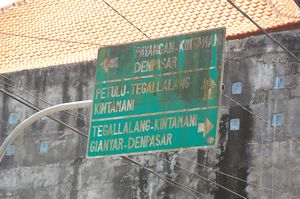 Say you want to go to Denpasar...