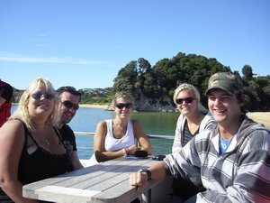On the boat to Abel Tasman