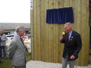 Opening the shed
