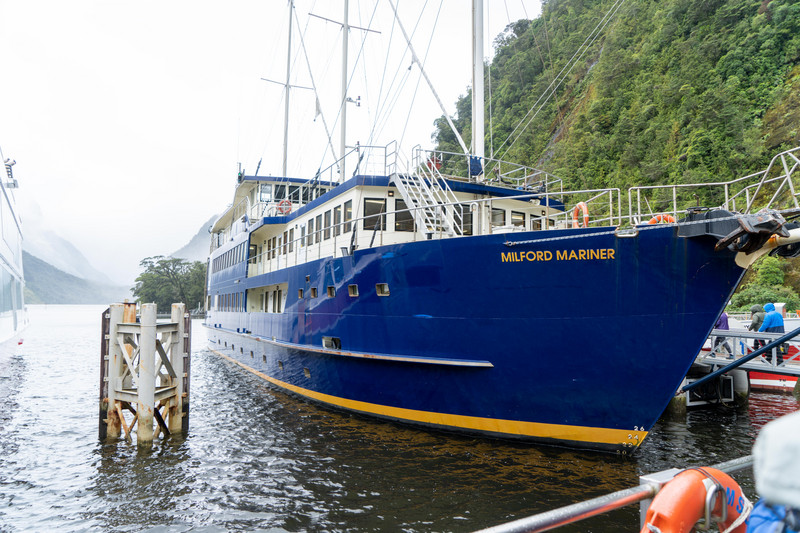 Milford Mariner, our cruise vessel