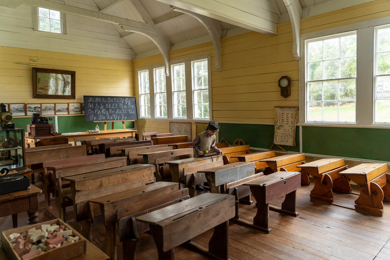 Pioneer schoolroom