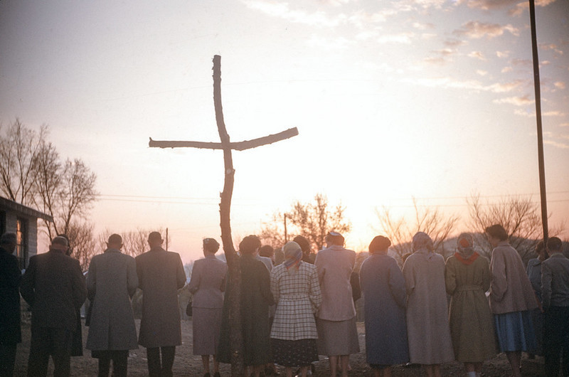 Easter sunrise service 1955